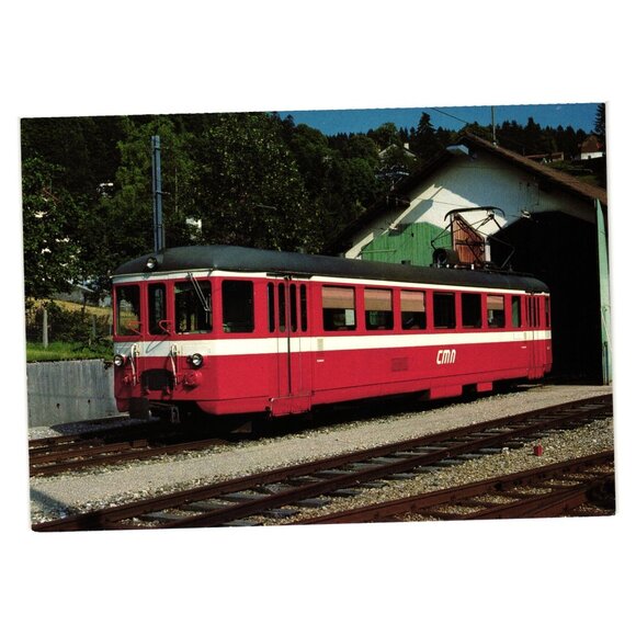 Chemins Fer Des Montagnes Neuchâteloises CMN Postcard Electric Train BDe 4/4 5 - Picture 1 of 2